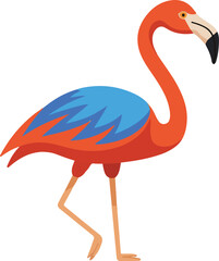 illustration of a flamingo