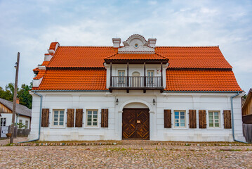 Fototapeta premium Rynek square at Lublin Village Open Air Museum in Poland
