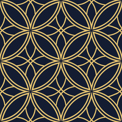 Luxury golden flower artwork with seamless circles, vintage tile ornament, botanical symmetry, abstract mandala inspiration, ideal for home d&eacute;cor, fabric printing, wallpapers, and high-end fashion pat