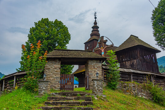 Wooden Orthodox Church of St. Archangel Michael at Rusky Potok,