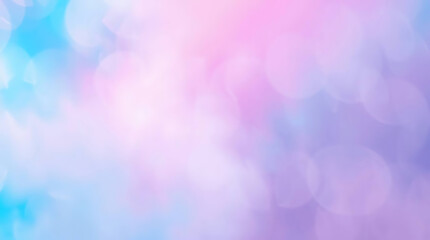 Abstract blurred background with soft pastel colors, bokeh lights, and a dreamy, magical feel, perfect for adding a touch of fantasy and elegance to designs
