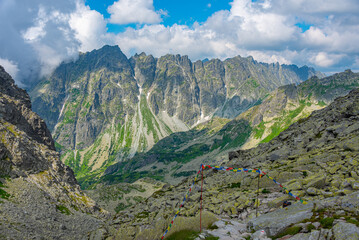 Panorama view of High Tatras from Rysy peak © dudlajzov