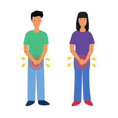 syphilis symptoms. syphilis disease concept