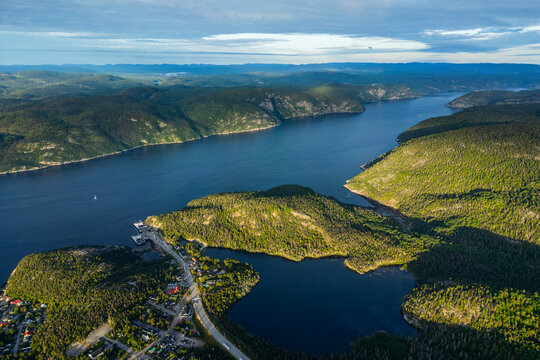 Fijord in Tadoussac ,Quebec -Canada 