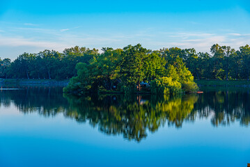 Obraz premium Svet lake near Trebon, Czech republic