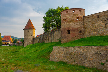 Obraz premium Historical fortification at Bardejov, Slovakia