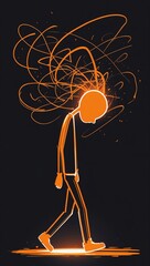 illustration of a man with a microphone