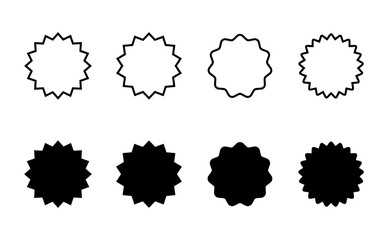 Badge icon set. Awards icon. Achieve. Stamp