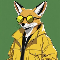 fox in the zoo