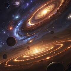 planet and space
