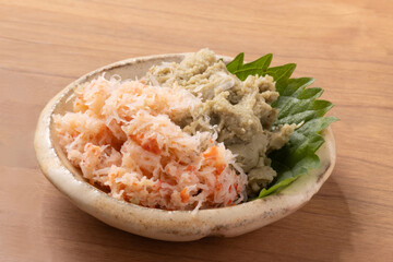 かに味噌（かにの身入り）ズワイガニ