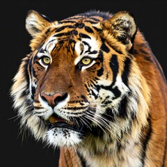 Obraz premium Close-up tiger portrait