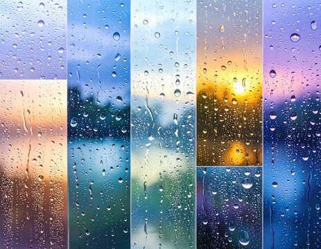 Pack of Raindrop Overlay Textures / Pack de 10 texturas de gotas de lluvia