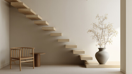 Obraz premium staircase in a modern house