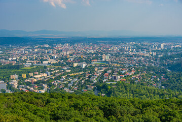 Fototapeta premium Panorama view of Kosice in Slovakia