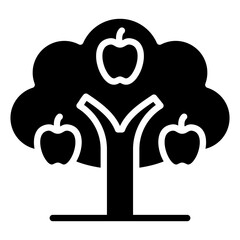 Fruit Glyph Icon