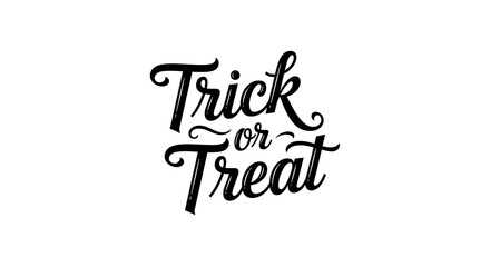 Halloween phrase in a stylized font