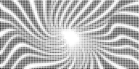 Fototapeta premium Comic book black and white radial lines background. Manga speed frame. Super hero action. Vector illustration.