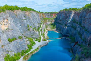 Velka Amerika quarry in the Czech republic