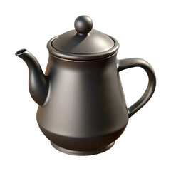 Fototapeta premium 3d vintage teapot with ornate handle