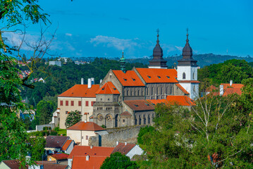 Obraz premium Saint Prokop basilica in Trebic in Czech republic