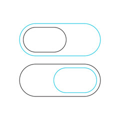 Toggle Switch Line Icon of Mobile App UI Icon Set