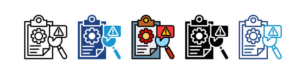 Risk Monitoring multiple icon