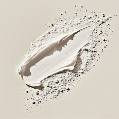 Smooth Creamy Texture Swatch with Subtle Earthy Background