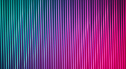 Abstract background with vertical lines in gradient colors from blue to pink