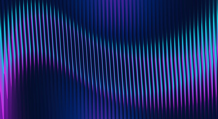 Abstract wavy lines of blue and purple light creating a futuristic and modern background