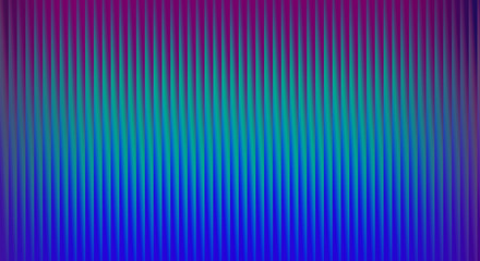 Abstract background with vertical corrugated lines in a vibrant blue to purple gradient