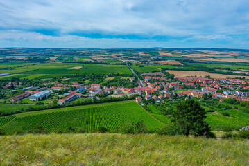 Naklejka premium Agricultural landscape of southern moravia in Czech republic