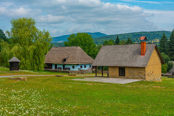Obraz premium Open-air museum SNM - Museum of Ukrainian Culture in Svidnik, Sl