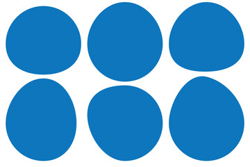 Random organic blob shapes. Black cube drops. Liquid organic amoeba silhouette blob in modern style. Various shapes of irregular blobs. organic blob shape irregular form abstract vector illustration