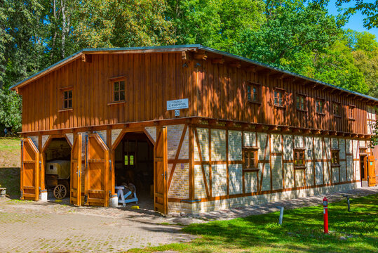 Summer day at Boyen fortress in Gizycko, Poland