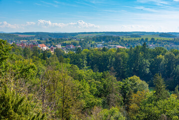 Castle park at Horsovsky Tyn in Czech republic