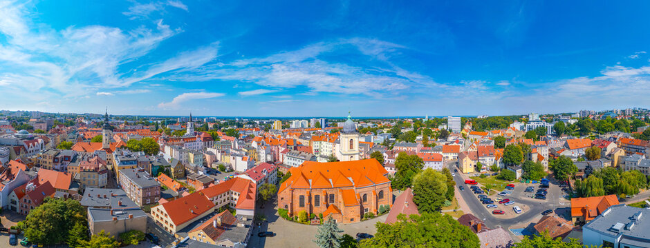Saint Hedwig Cathedral in Zielona Gora in Poland - Powered by Adobe