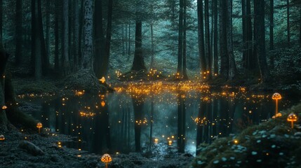 Obraz premium Mystical Woodland