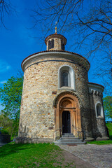 Fototapeta premium Rotunda of Saint Martin at Vysehrad, Prague, Czech Republic