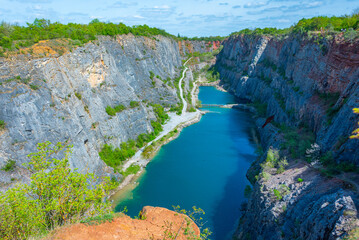 Velka Amerika quarry in the Czech republic