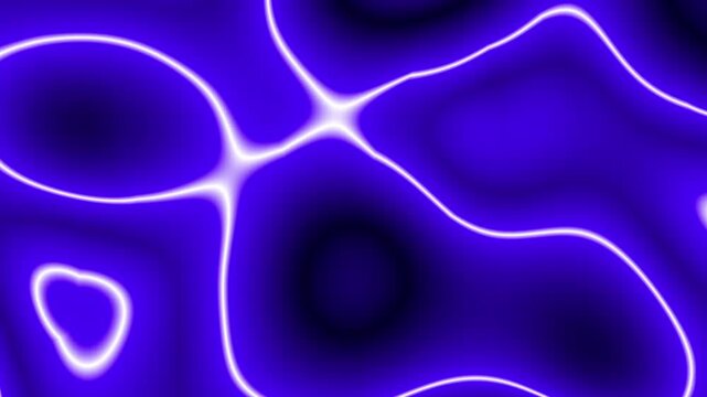 4K Slow Motion Blue Disgusting Liquid Movement Strage Weird Things Alen with bright highlight glossy ring Reflection Abstract Background Animation 