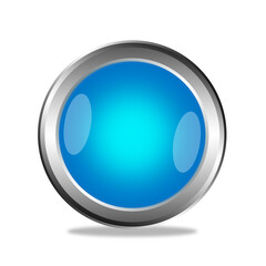 elegant colored button vector image