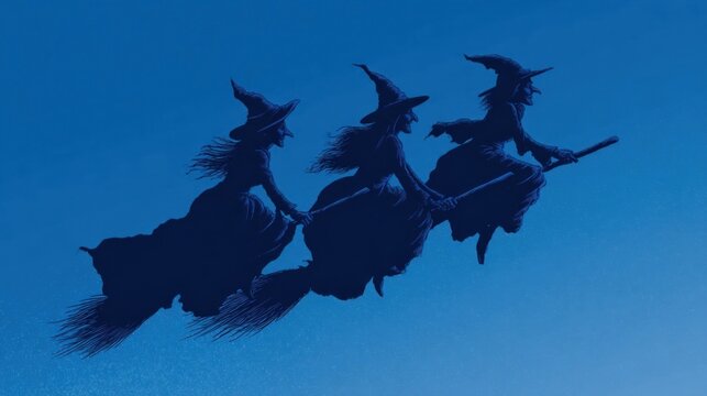 A scary black flying dragon silhouette with wings against the moon