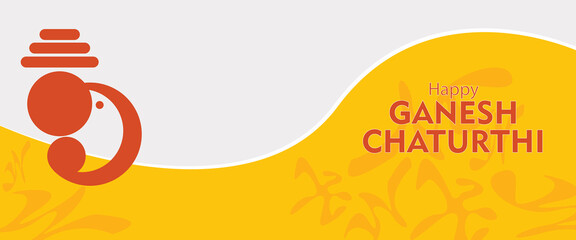 Illustration Of Lord Ganpati For Happy Ganesh Chaturthi Indian Festival