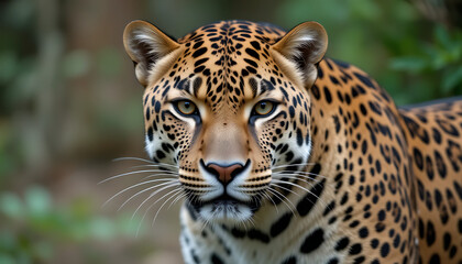 Fototapeta premium close up portrait of a leopard close up of a leopard portrait of a leopard beautiful view and seen beautiful background and wallpaper hd picture 