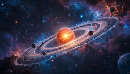 planet in space beautiful view and seen beautiful background and wallpaper hd picture 