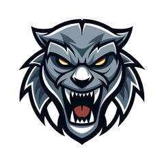 Esports Tournament Badge with Trophy Icon, Modern Text, and Shield Layers