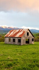 Abandoned Barn, Mountain Meadow
