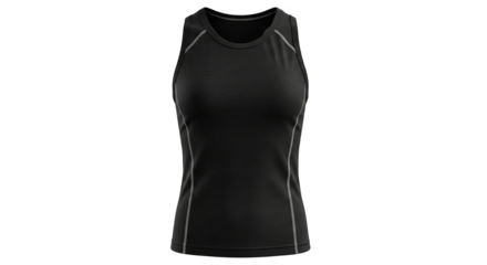 Womens Black Athletic Tank Top Mockup