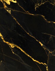 Abstract black and gold marble pattern